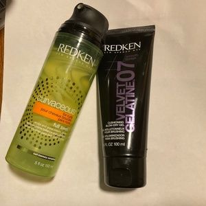 Bundle of 2 Redken products - Velvet Gelatine and Curvaceous